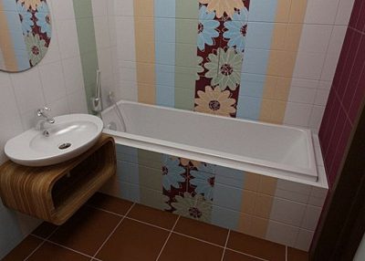 Дизайн кафеля в ванной
