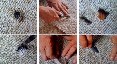 Ремонт коврового покрытия 