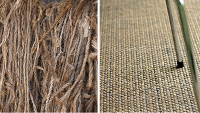 Сизалевое полотно плетут из волокон мексиканского растения агавы