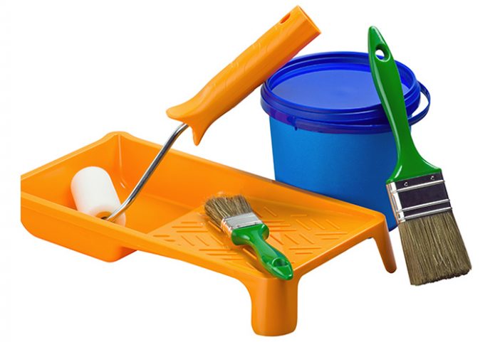 Инструменты для покраски линолеума